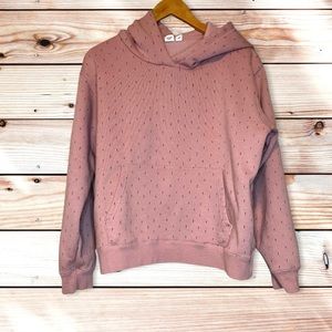 Tentree mini tree pullover pink hoodie